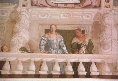 Paolo  Veronese Giustiana Barbaro and her Nurse (mk08) France oil painting art
